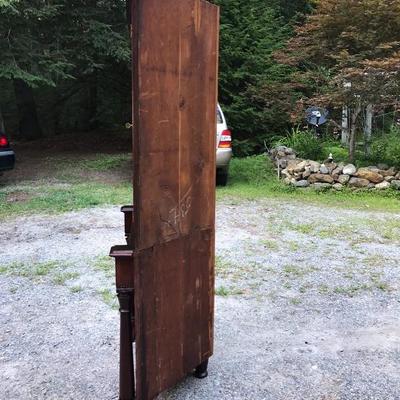 Empire Classical Mahogany Corner Cabinet