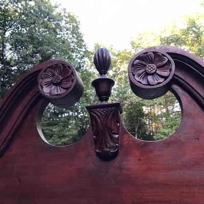 Empire Classical Mahogany Corner Cabinet