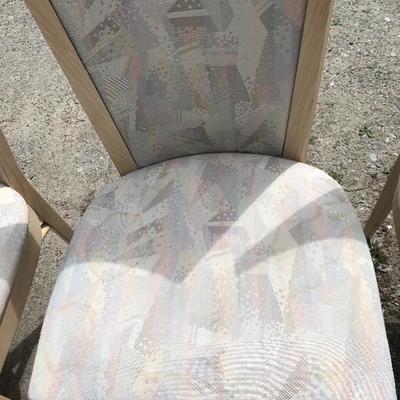 Set of 6 Italian Mid Century Modern A. Sibau Dining Chairs