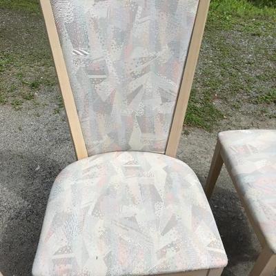 Set of 6 Italian Mid Century Modern A. Sibau Dining Chairs