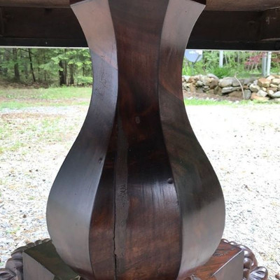 Empire Neo Classical Mahogany Center Table 19th Century