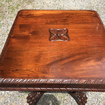 Empire Neo Classical Mahogany Center Table 19th Century