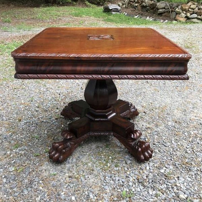 Empire Neo Classical Mahogany Center Table 19th Century