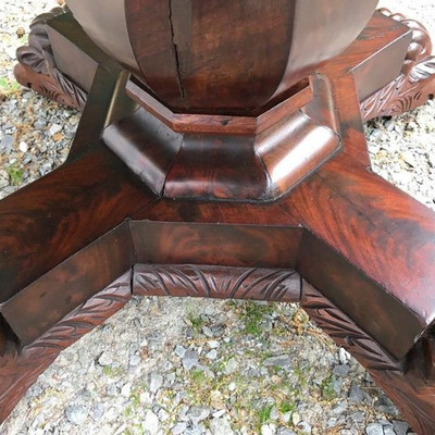 Empire Neo Classical Mahogany Center Table 19th Century