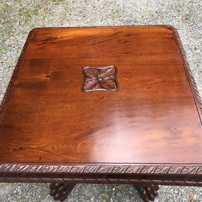 Empire Neo Classical Mahogany Center Table 19th Century