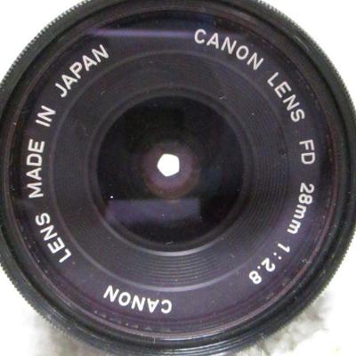 Lot 30 - Canon FD 28mm 1:2.8 Lens - Made In Japan