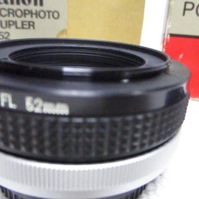 Lot 42 - Canon Macrophoto Coupler FL52 & Polarizer