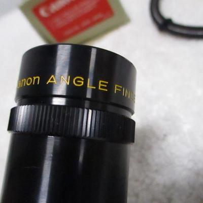 Lot 45 - Canon Angle Finder & Double Cable Release