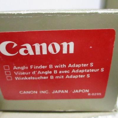 Lot 45 - Canon Angle Finder & Double Cable Release