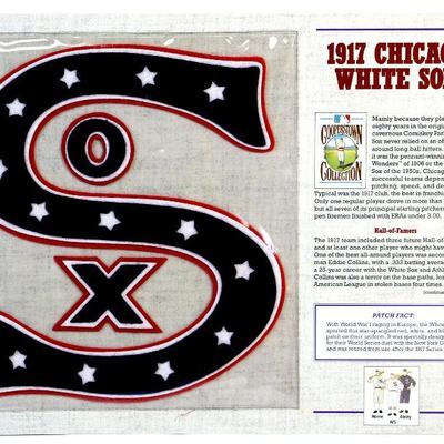 1917 CHICAGO WHITE SOX BASEBALL TEAM PATCH - Cooperstown Collection by Willabee & Ward