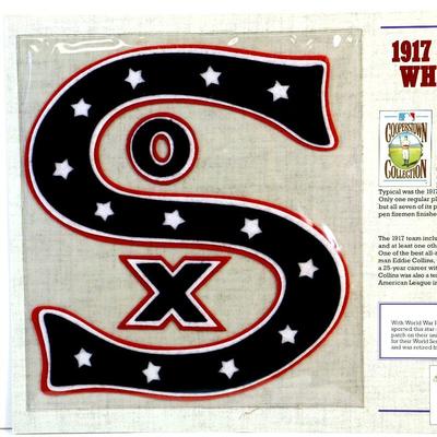 1917 CHICAGO WHITE SOX BASEBALL TEAM PATCH - Cooperstown Collection by Willabee & Ward