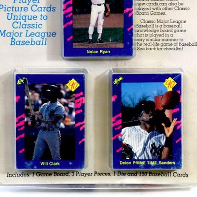 1990 MLB BASEBALL BOARD GAME w/ 150 Baseball Cards NOLAN RYAN - Factory Sealed