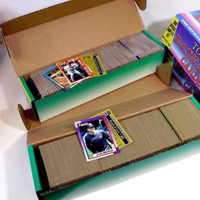 1988-1990 TOPPS BASEBALL CARDS LOT - 6 BOXES - OVER 4000 CARDS