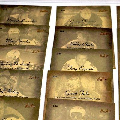 2005/06 UPPER DECK BEE HIVE HOCKEY CARDS PHOTO CARDS SET OF 15