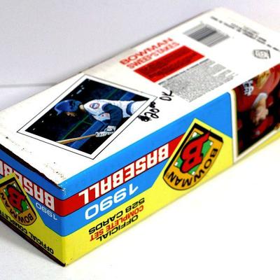 1990 BOWMAN BASEBALL CARDS OFFICIAL COMPLETE SET FACTORY SEALED BOX