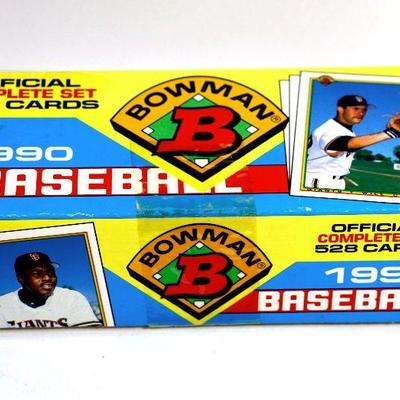 1990 BOWMAN BASEBALL CARDS OFFICIAL COMPLETE SET FACTORY SEALED BOX