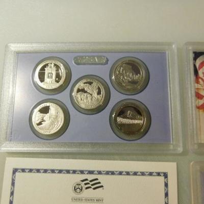 US Mint 2010 Proof Set State Quarters, Presidents, Coin Set in Box with COA