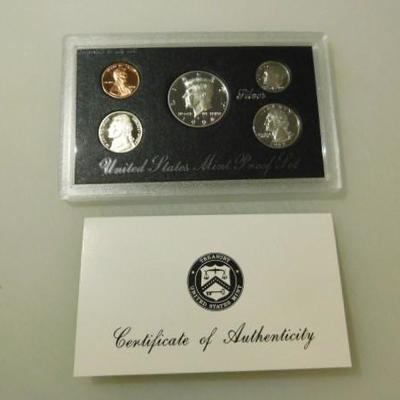 US Mint 1998 Silver Proof Coin Set with COA