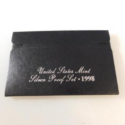 US Mint 1998 Silver Proof Coin Set with COA