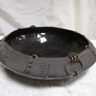 Lot 67 - Decorative Handmade Pottery Bowl