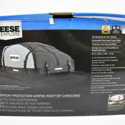 Rooftop Cargo Bag by Reese Explore 10-15 Foot Capacity - New