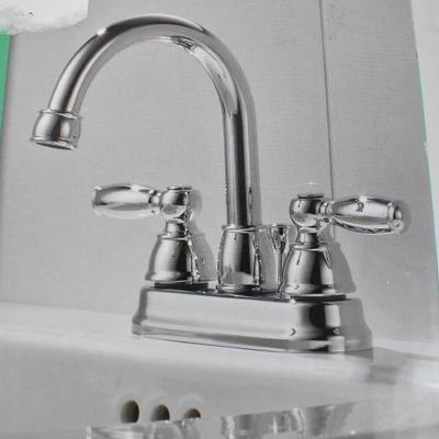 Peerless Chrome Bathroom Faucet: P299685LF-ECO-W w/ Matching Pop-up Drain - New