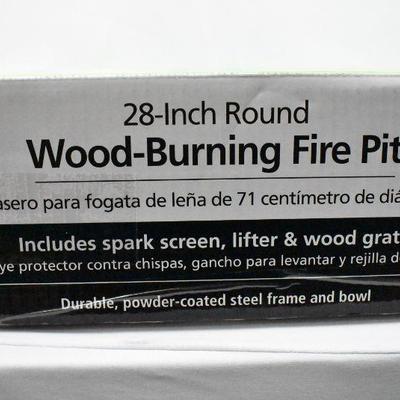 Wood-Burning Fire Pit: 28