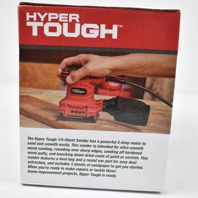 Hyper Tough 2 AMP 1/4 Sheet Sander - New