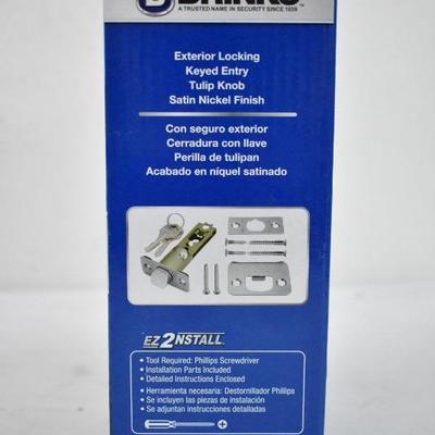 Brinks Keyed Entry Easy Install - New