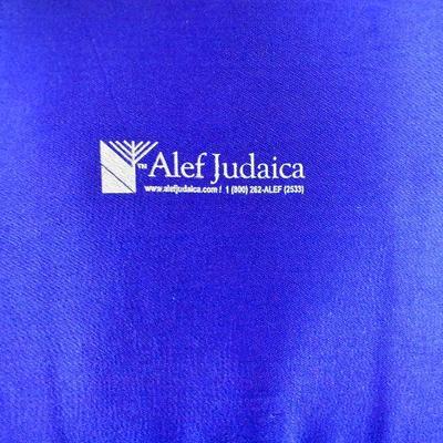 Alef Judaica Menorah M1202 With Blue Velvet Box - New