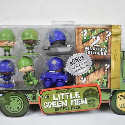 Awesome Little Green Men Battle Pack Toys Series 1, 8 Pieces Total - New