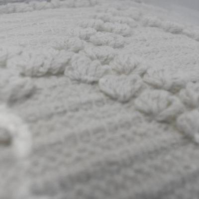 Cream & Gray Throw Pillow: Textured, 20