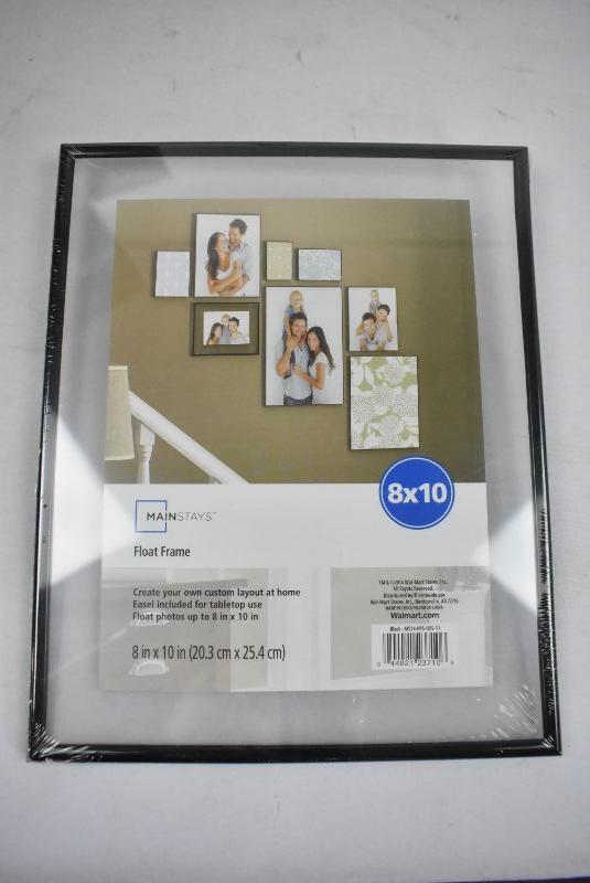 Mainstays 8" x 10" Float Picture Frame, Set of 6 New