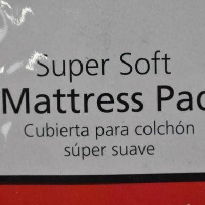 Mainstays Super Soft Mattress Pad, Twin Size - New