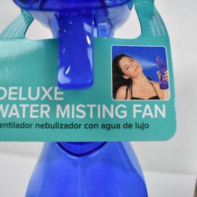 Deluxe Water Misting Fan (Blue) & 5