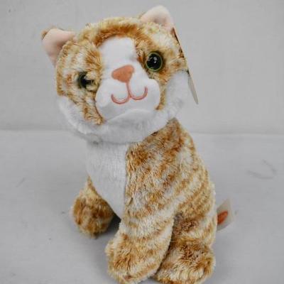 Melissa & Doug Pumpkin Tabby Cat Stuffed Animal - New