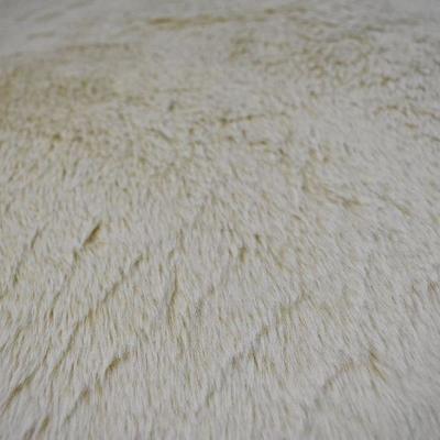 BH&G Luxe Faux Fur Super Soft Throw Pillow, Cream Colored, 24