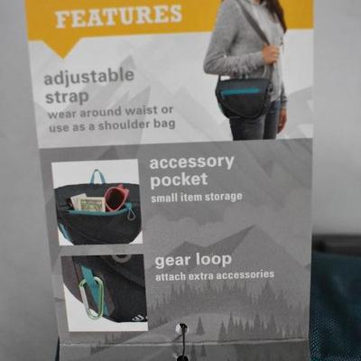 Outdoor Products Marilyn Waist Packs, Quantity 2, Teal Blue - New