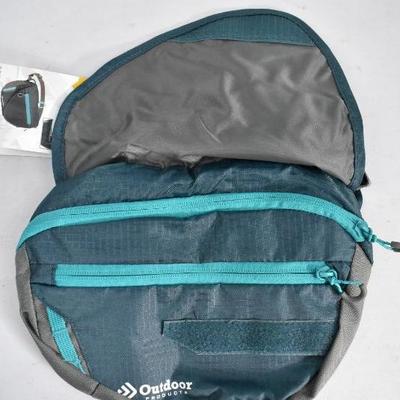 Outdoor Products Marilyn Waist Packs, Quantity 2, Teal Blue - New