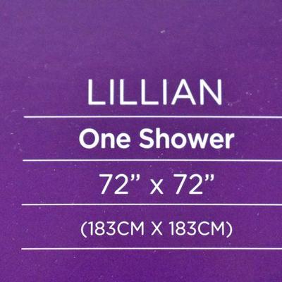 Lush Decor Shower Curtain, Lillian 72