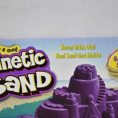 Kinetic Sand Sandcastle Set, Purple - New, Damaged Box