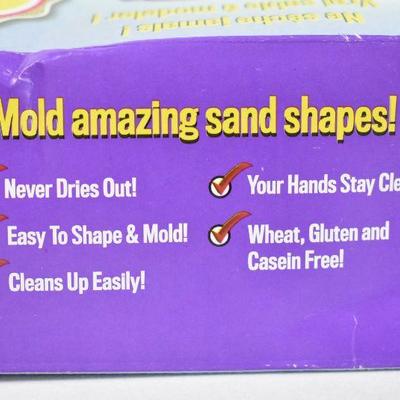 Kinetic Sand Sandcastle Set, Purple - New, Damaged Box