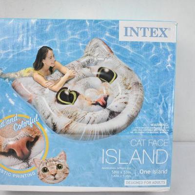 Intex Vinyl Cat Island Inflatable Pool Float - New