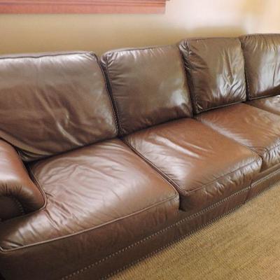 Leather Two Piece Couch