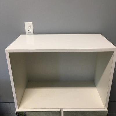 Lot 43 - Pair of White Cabinets