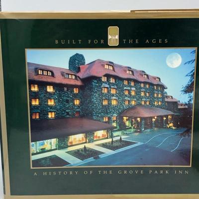 Lot 1- Grove Park Inn Tile and Signed History Book