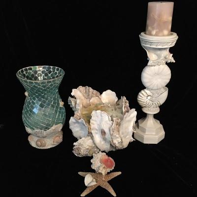 Lot 80 - Shell Inspired Candles