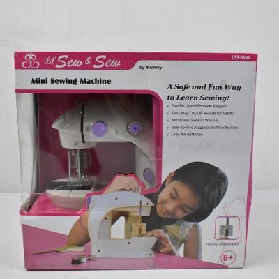 Lil' Sew & Sew Michley Mini 2-Speed Sewing Machine - New