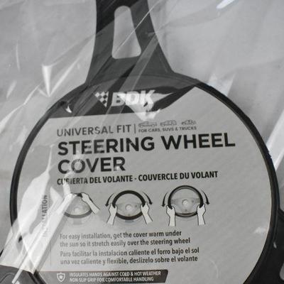 Steering Wheel Cover Car/Truck/SUV by BDK - New