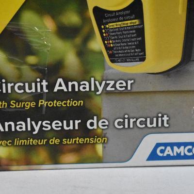 Camco 30 AMP Circuit Analyzer with Surge Protection - New